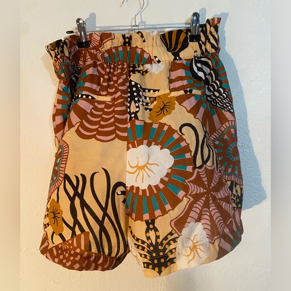 Scotch & Soda Sun Ray Viscose High Waisted Printed Shorts - Picture 8 of 8